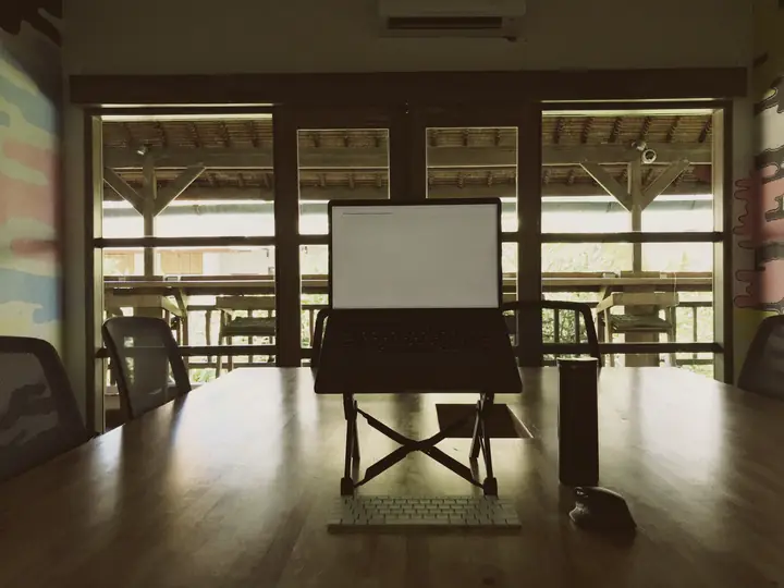 the desk